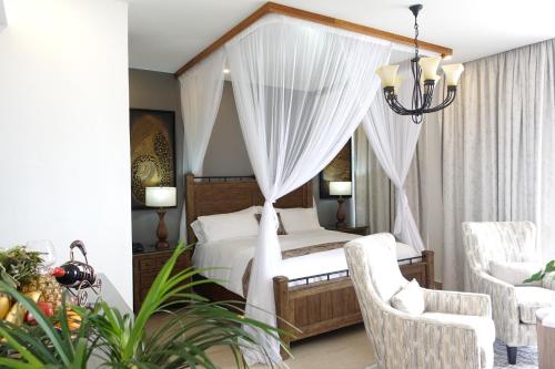 Ruang duduk di The Hideaway Boutique Hotel