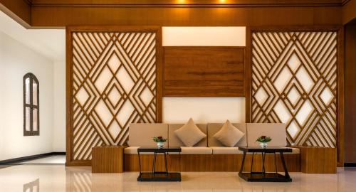 Χώρος καθιστικού στο Choasis Hotel-Luang Prabang