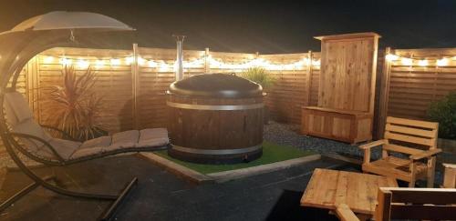 Kemudahan BBQ tersedia untuk tetamu di rumah tamu ini