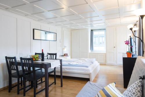 Postel nebo postele na pokoji v ubytování HITrental Zeughausgasse - Apartment
