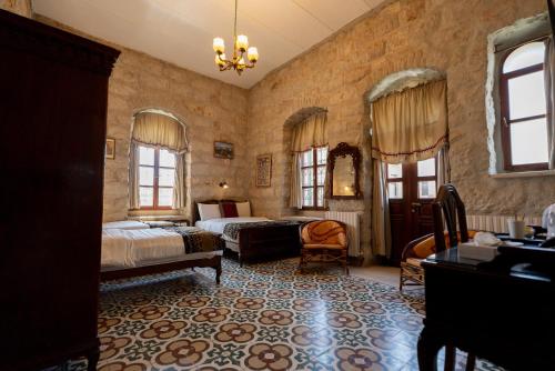 Katil atau katil-katil dalam bilik di Jerusalem Hotel