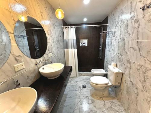 Et badeværelse på Casa Abruzzo