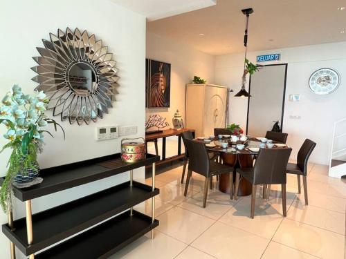 Η κουζίνα ή μικρή κουζίνα στο Seaview Premium Duplex in Gurney with WiFi & Full Kitchen 12B