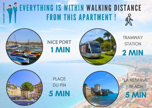 un collage de photos de différents endroits en Irlande dans l'établissement Nestor&Jeeves - FEI HOME - Port - Modern, à Nice