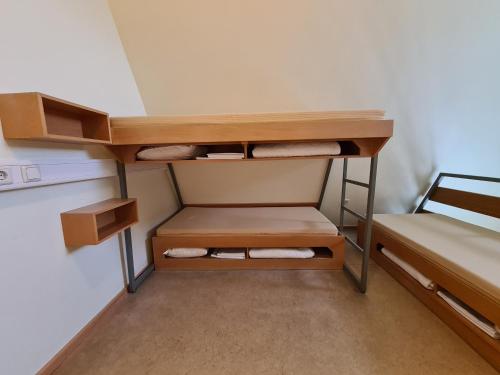 Katil atau katil-katil dalam bilik di Jugendgästehaus St.-Michaels-Heim