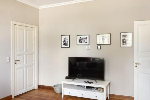 TV a/nebo společenská místnost v ubytování Pächterhaus