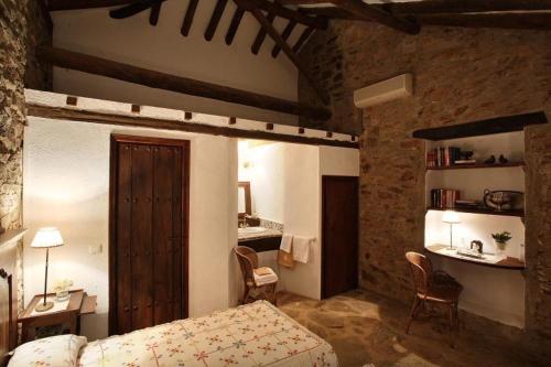 Tempat tidur dalam kamar di El Añadío