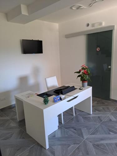 TV a/nebo společenská místnost v ubytování B&B Clarosa