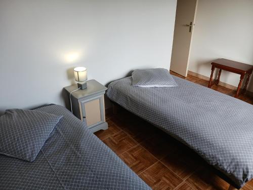 Postel nebo postele na pokoji v ubytování Gîte des bords de l Eure