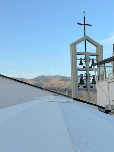 Γενική θέα στο βουνό ή θέα στο βουνό από  αυτό το bed & breakfast