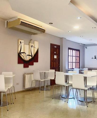 Χώρος καθιστικού στο Hotel Punta Lavalle