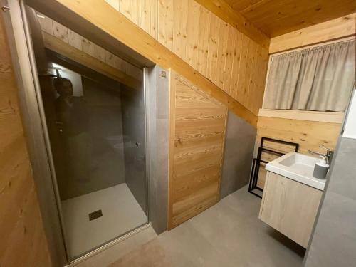 Koupelna v ubytování Chalet Le Grazie
