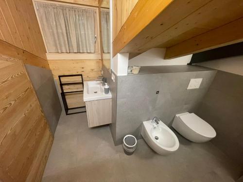 Koupelna v ubytování Chalet Le Grazie