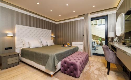 Giường trong phòng chung tại Apartments DEL MAR 3