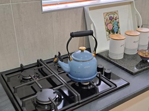 Nhà bếp/bếp nhỏ tại Glentana Hoboken Holiday Cottage