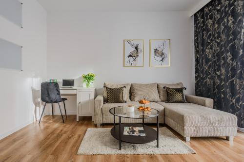 Χώρος καθιστικού στο Lumina stylish apart with parking in City Center