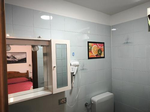 Koupelna v ubytování Albergo ristorante Chez Isabel