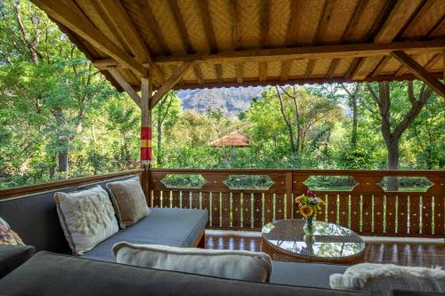 Χώρος καθιστικού στο Ananda Villas Bali