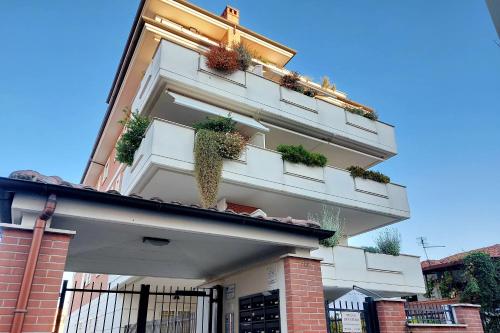 Balkón nebo terasa v ubytování Silvias flat