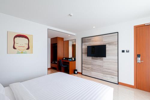 Μια τηλεόραση ή/και κέντρο ψυχαγωγίας στο Frame Hotel Bangkok