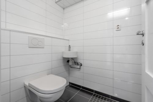 Un baño de Lofoten Links Lodges