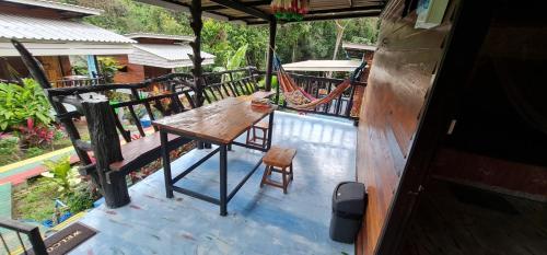 Balcone o terrazza di Wooden Hut Koh Kood