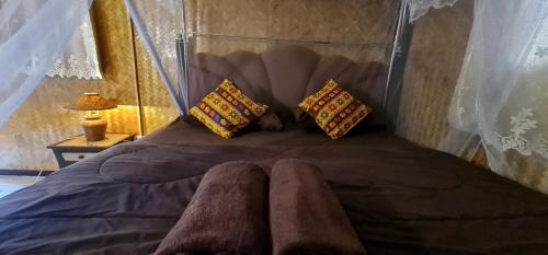 Letto o letti in una camera di Wooden Hut Koh Kood