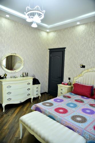 Postel nebo postele na pokoji v ubytování Villa Mardakan