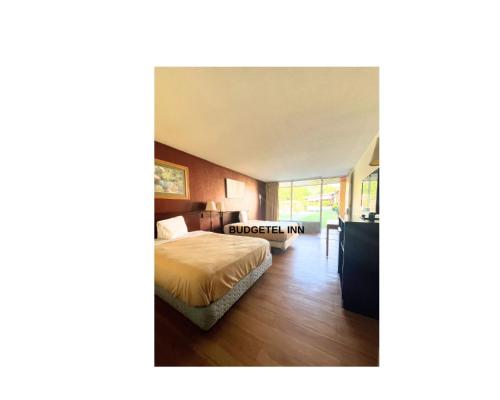 Кровать или кровати в номере Budgetel Inn - Phenix City