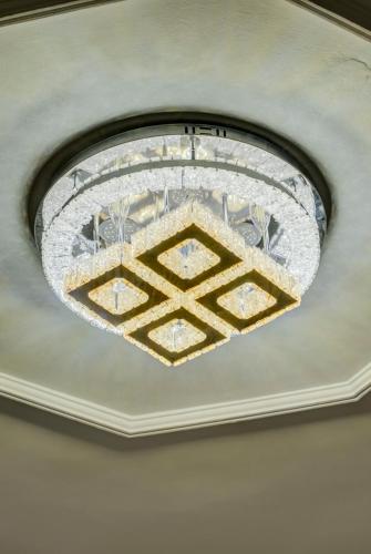 a chandelier hanging from the ceiling of a building at jaws wave agadir 1 in Agadir