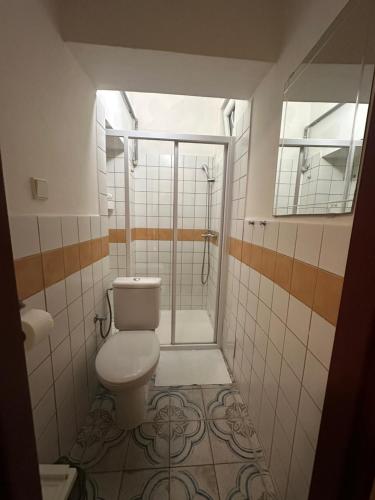 Koupelna v ubytování P4D room