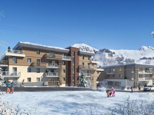 Appartement neuf pour 12 personnes avec Wifi et vue sur Mont Blanc