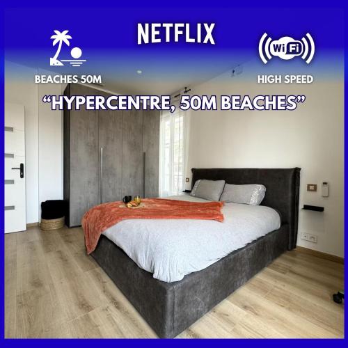 1 Ch. Luxe Apt｜Cœur de Juan-les-Pins｜Plage à 50m