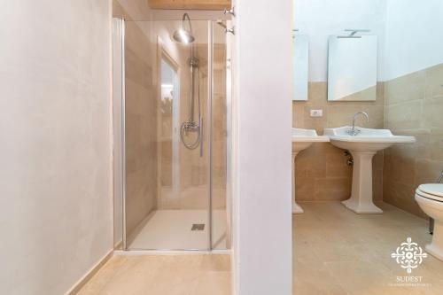 Koupelna v ubytování Casa Philomena - Noto Design Rooms