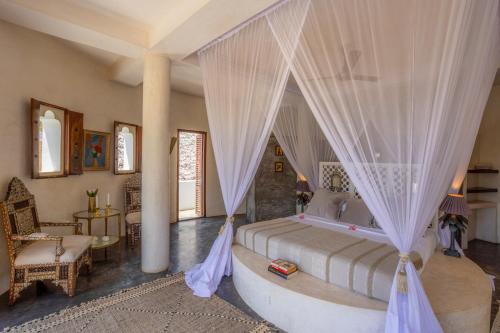 Katil atau katil-katil dalam bilik di Dhow House
