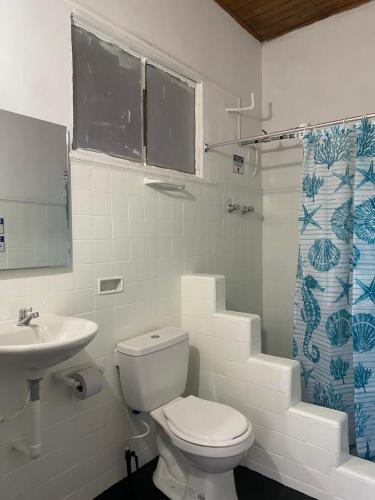 Koupelna v ubytování Hostal Arraigo casa colonial