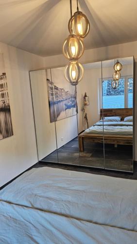 Ένα ή περισσότερα κρεβάτια σε δωμάτιο στο GP Luxury Apartment