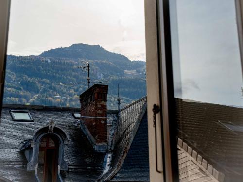 a view from a window of a building at Appartement Lumineux Bourg Saint Maurice in Bourg-Saint-Maurice