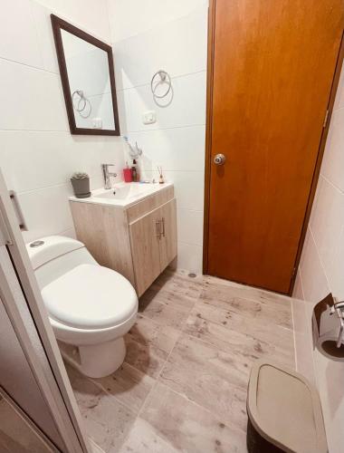 Koupelna v ubytování Hostal los profes