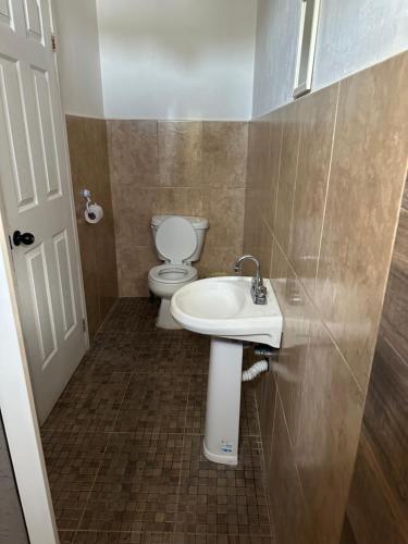 Koupelna v ubytování HOTEL CALZADa