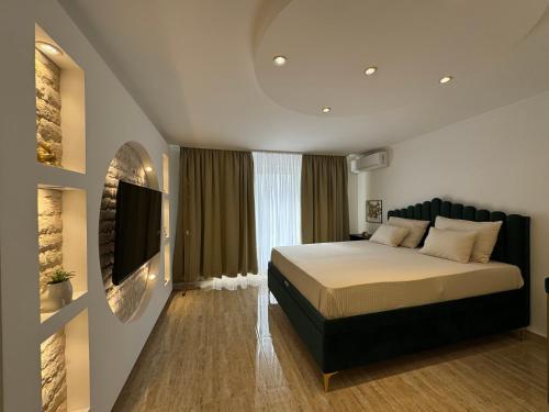 Cama o camas de una habitación en Apartman City Zeleznik