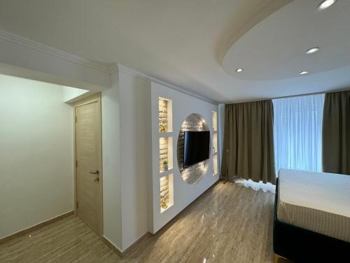 Cama o camas de una habitación en Apartman City Zeleznik