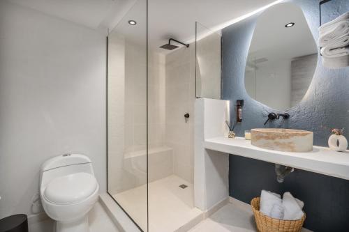 Ένα μπάνιο στο Nago Hometel Boutique