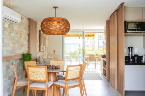 Kuchyň nebo kuchyňský kout v ubytování Casa Corais Milagres