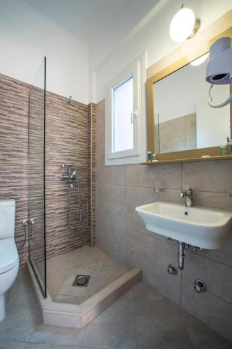 Ένα μπάνιο στο Vassilis Guest House 