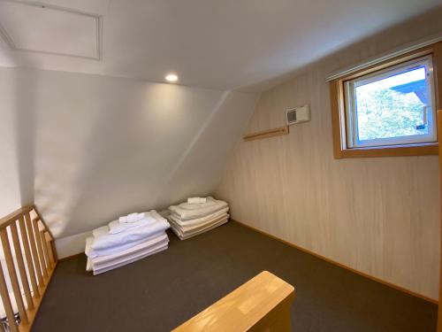 Postel nebo postele na pokoji v ubytování Snowbird