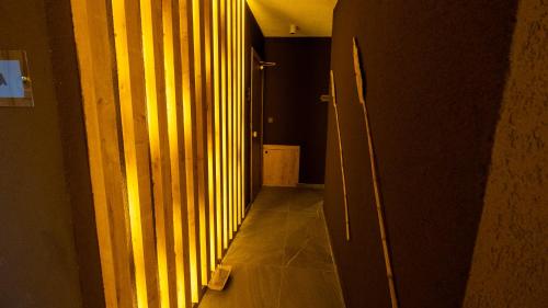 a hallway of a room with at Regia Mare Beach Hotel & Spa Bodrum in Ortakent