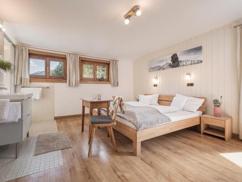 Postel nebo postele na pokoji v ubytování Haus Grünberg