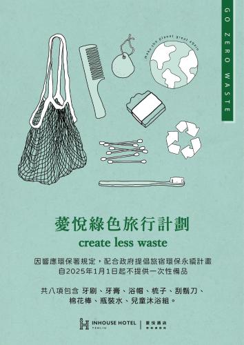 a poster with a bunch of tools and a bag at Inhouse Hotel Yehliu in Wanli