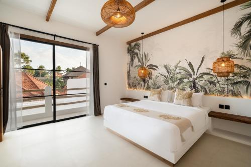 Postel nebo postele na pokoji v ubytování Villa Casa Gaia 1 by BaliSuperHost